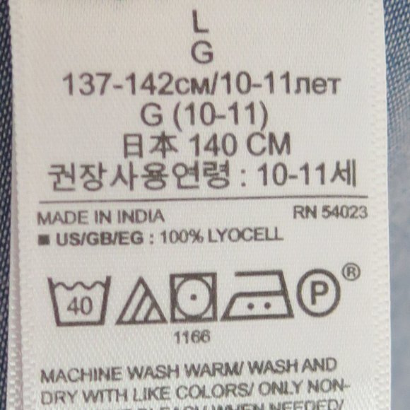 GAP KIDS - Chambray Smock top with ruffle sleeves - Picture 5 of 5